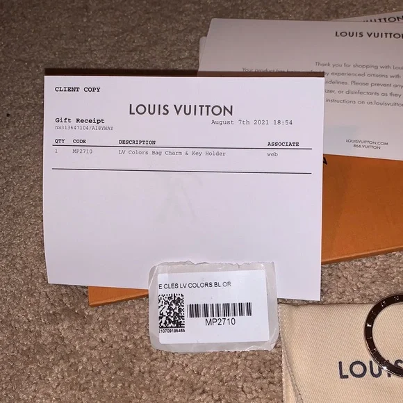 SOLD🛑Louis Vuitton Colors Bag Charm - Picture 12 of 13